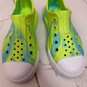 Kids Shoes - Green and Blue